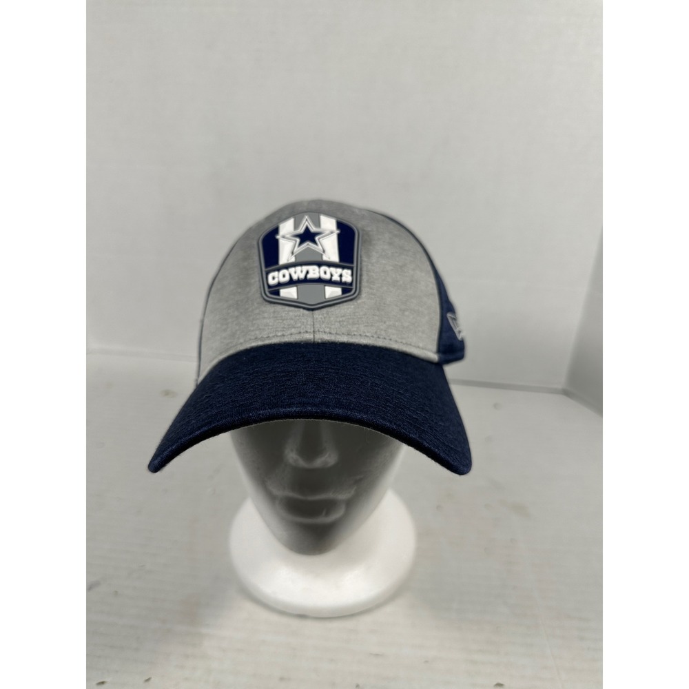 New Era Dallas Cowboys 39THIRTY Hat Navy Grey Stretch Fit Large/XL NFL Sideline
